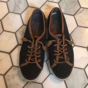 Wool Sperry topsiders